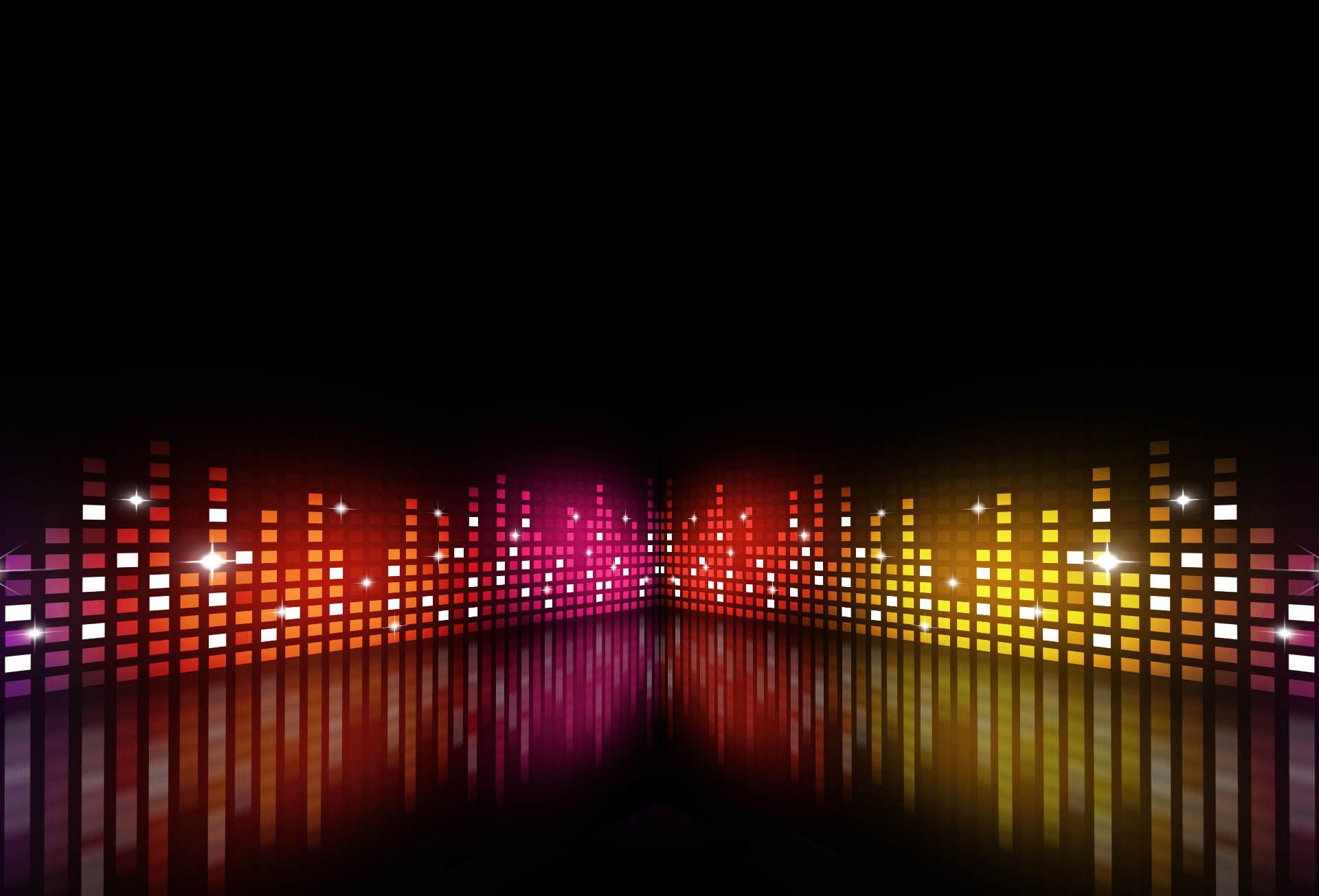 Vibrant equalizer bars representing the Good Vibe DJ sound